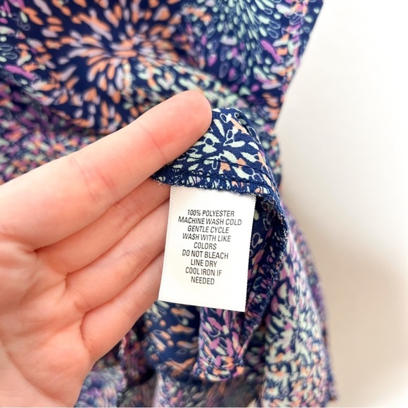 GNW Colorful Abstract Print Lightweight Sleeveless Blouse Small S - Picture 5 of 9